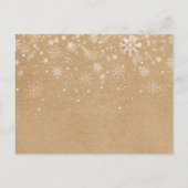 クリスマスのお素朴正月転が,おもしろい インビテーションポストカード (裏面)