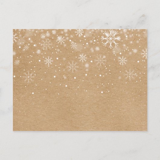 クリスマスのお素朴正月転が,おもしろい インビテーションポストカード (裏面)