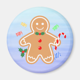 クリスマスのお菓子ジンジャーブレッドマンキャンディケイン マグネット
