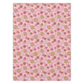 クリスマスのお菓子 – ピンク テーブルクロス (正面)