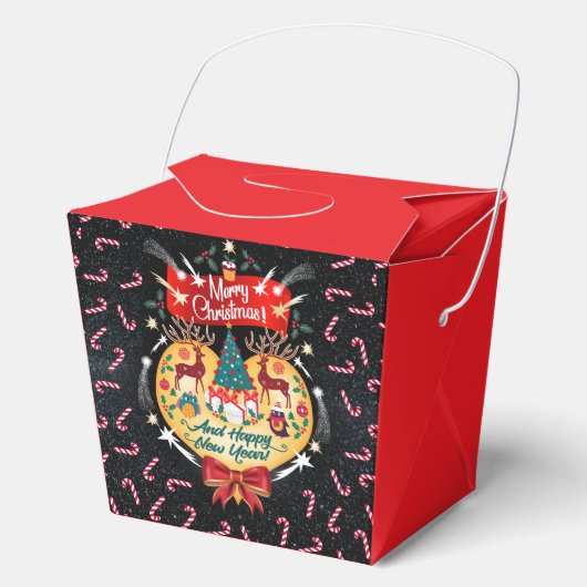 クリスマスのお菓子 フェイバーボックス (正面)