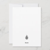 クリスマスのお菓子 ヴィンテージの絵。 クリスマスの休暇 シーズンカード (裏面)