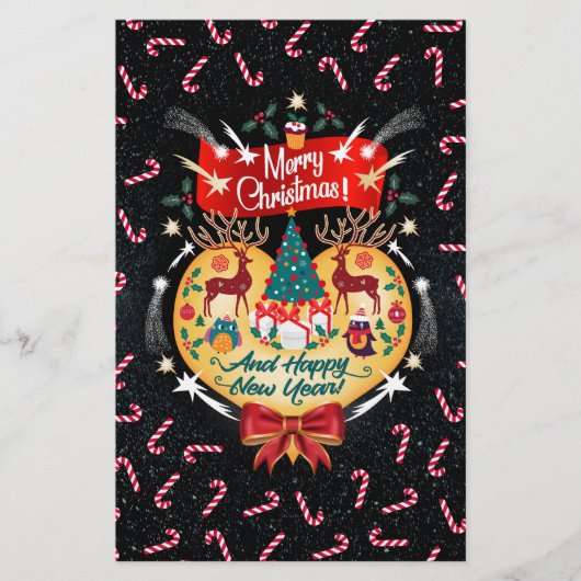 クリスマスのお菓子 便箋 (正面)
