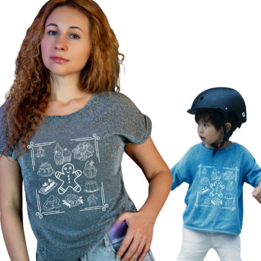 クリスマスのお菓子 Tシャツ