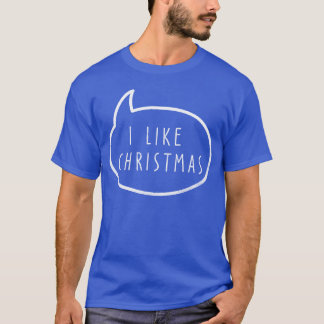 クリスマスのお話 クリスマスが好きなレトロ柄 Tシャツ