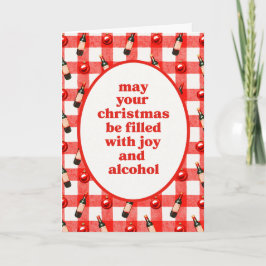 クリスマスのお酒 カード