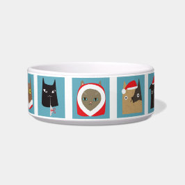 クリスマスのかわいい猫たち ボウル