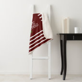 クリスマスのかわいい赤と白の精神 シェルパブランケット (インサイチュ)