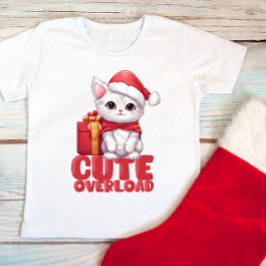 クリスマスのかわいい過負荷 ベビーTシャツ