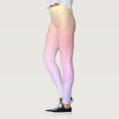 クリスマスのきらめく雪 レギンス (左)