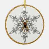 クリスマスのくもの伝説のオーナメント セラミックオーナメント (正面)