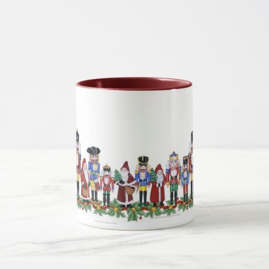 クリスマスのくるみ割りのマグ マグカップ (中央)