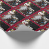 クリスマスのくるみ割りの包装紙 ラッピングペーパー (角)