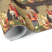 クリスマスのくるみ割りの包装紙 ラッピングペーパー (ロールコーナー)