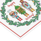 クリスマスのくるみ割りの戦わない兵隊 ショートテーブルランナー (コーナー)