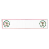 クリスマスのくるみ割りの戦わない兵隊 ショートテーブルランナー (横)