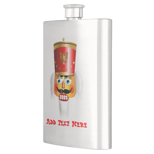 クリスマスのくるみ割りの戦わない兵隊 フラスク (左)