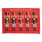 クリスマスのくるみ割りの戦わない兵隊 枕カバー (正面)