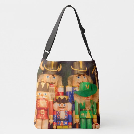 クリスマスのくるみ割りの軍隊 クロスボディバッグ (裏面)