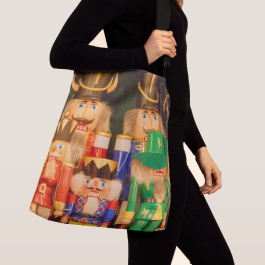 クリスマスのくるみ割りの軍隊 クロスボディバッグ (クローズアップ)