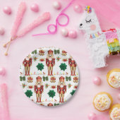 クリスマスのくるみ割りカスタム紙プレート ペーパープレート (パーティー)