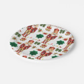 クリスマスのくるみ割りカスタム紙プレート ペーパープレート (アングル)