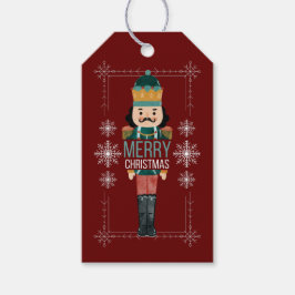 クリスマスのくるみ割りラベル ギフトタグ