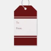 クリスマスのくるみ割りラベル ギフトタグ (裏面)