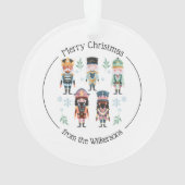 クリスマスのくるみ割り人形の兵隊 オーナメント (裏面)