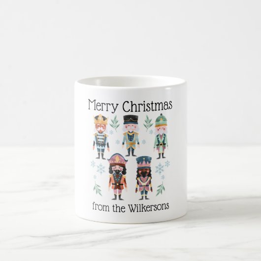 クリスマスのくるみ割り人形の兵隊 コーヒーマグカップ (中央)