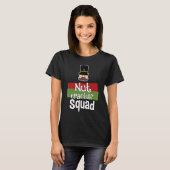 クリスマスのくるみ割り人形の分隊バレエダンス女性のための Tシャツ (正面フル)