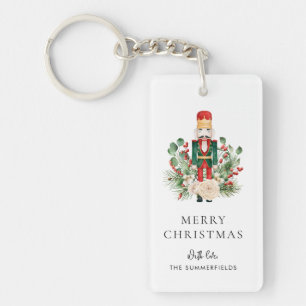 クリスマスのくるみ割り人形の脚本の緑の葉の装飾 キーホルダー