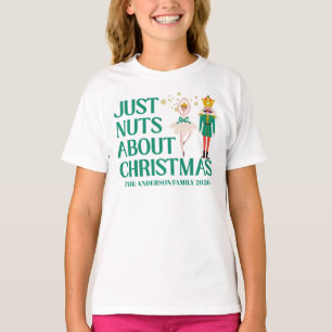 クリスマスのくるみ割り人形バレリーナが大好き! Tシャツ