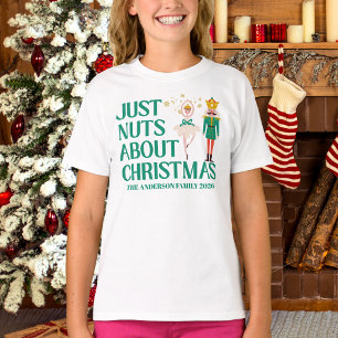 クリスマスのくるみ割り人形バレリーナが大好き! Tシャツ
