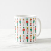 クリスマスのくるみ割り人形バレリーナ コーヒーマグカップ (正面右)