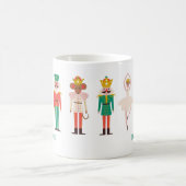 クリスマスのくるみ割り人形バレリーナ コーヒーマグカップ (中央)