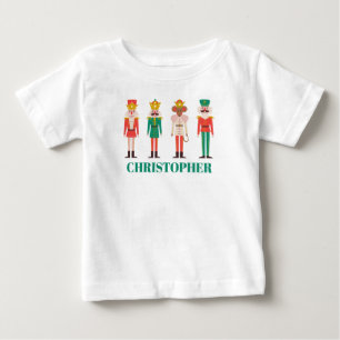 クリスマスのくるみ割り人形 ベビーTシャツ