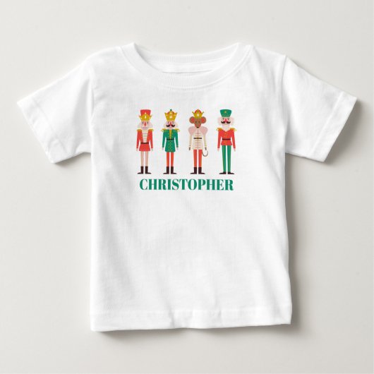 クリスマスのくるみ割り人形 ベビーTシャツ (正面)