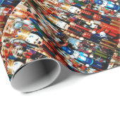 クリスマスのくるみ割り人形 ラッピングペーパー (ロールコーナー)