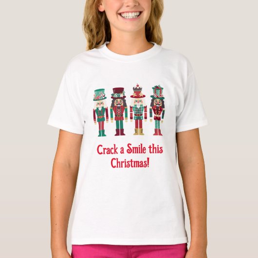 クリスマスのくるみ割り人形 Tシャツ (正面)