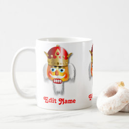 クリスマスのくるみ割り王With Gold Crown コーヒーマグカップ