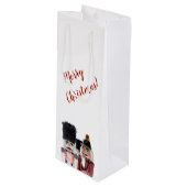 クリスマスのくるみ割り3人 ワインギフトバッグ (正面アングル)