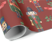 クリスマスのくるみ割り ラッピングペーパー (ロールコーナー)