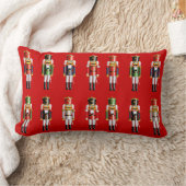 クリスマスのくるみ割り ランバークッション (ブランケット)