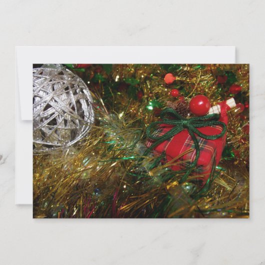 クリスマスのご招待 招待状 (正面)