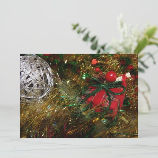 クリスマスのご招待 招待状 (スタンド正面)