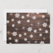 クリスマスのご挨拶カード（カントリー・スタイル） シーズンカード (裏面)