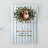 クリスマスのご挨拶 カード (内部)