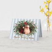 クリスマスのご挨拶 カード (黄色い花)