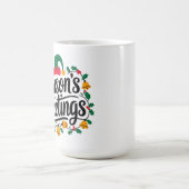 クリスマスのご挨拶 コーヒーマグカップ (中央)